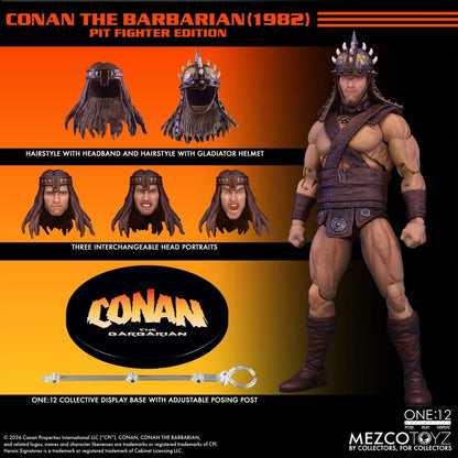 CONAN EL BÁRBARO PIT FIGHTER ONE:12 COLLECTIVE 1/12 MEZCO TOYZ 16 CM