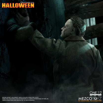 MICHAEL MYERS HALLOWEEN EL ORIGEN 2007 ONE:12 COLLECTIVE FIGURA 1/12 17 CM MEZCO