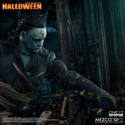 MICHAEL MYERS HALLOWEEN EL ORIGEN 2007 ONE:12 COLLECTIVE FIGURA 1/12 17 CM MEZCO