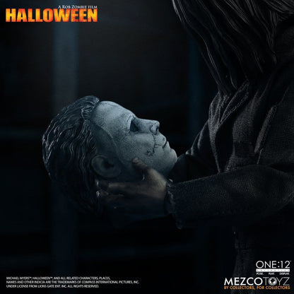 MICHAEL MYERS HALLOWEEN EL ORIGEN 2007 ONE:12 COLLECTIVE FIGURA 1/12 17 CM MEZCO