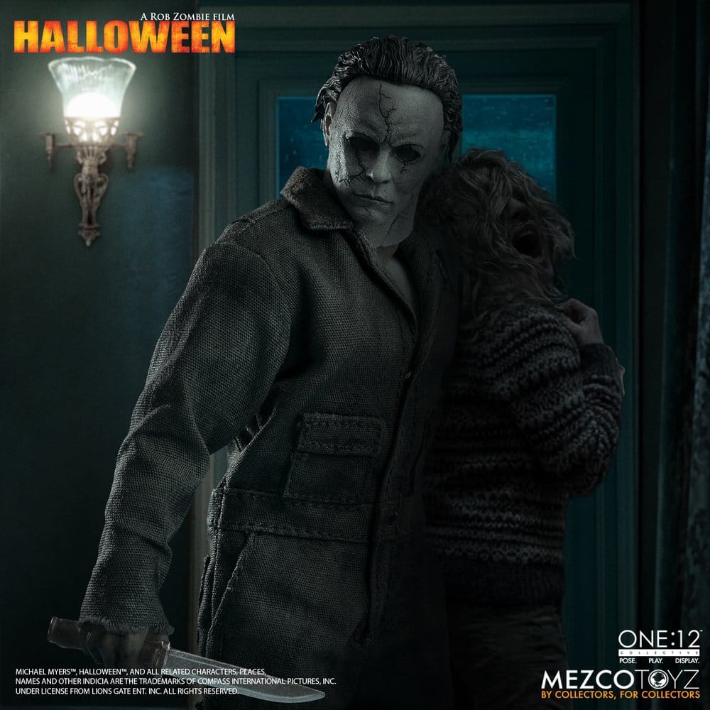 MICHAEL MYERS HALLOWEEN EL ORIGEN 2007 ONE:12 COLLECTIVE FIGURA 1/12 17 CM MEZCO