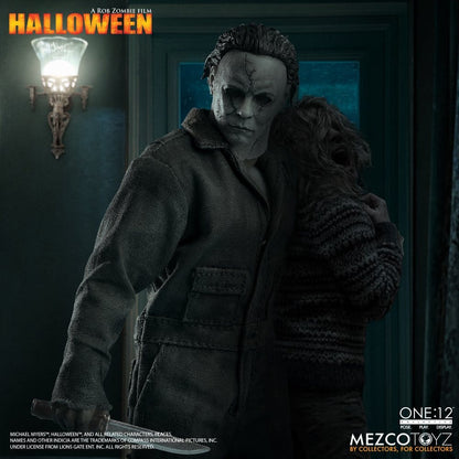 MICHAEL MYERS HALLOWEEN EL ORIGEN 2007 ONE:12 COLLECTIVE FIGURA 1/12 17 CM MEZCO