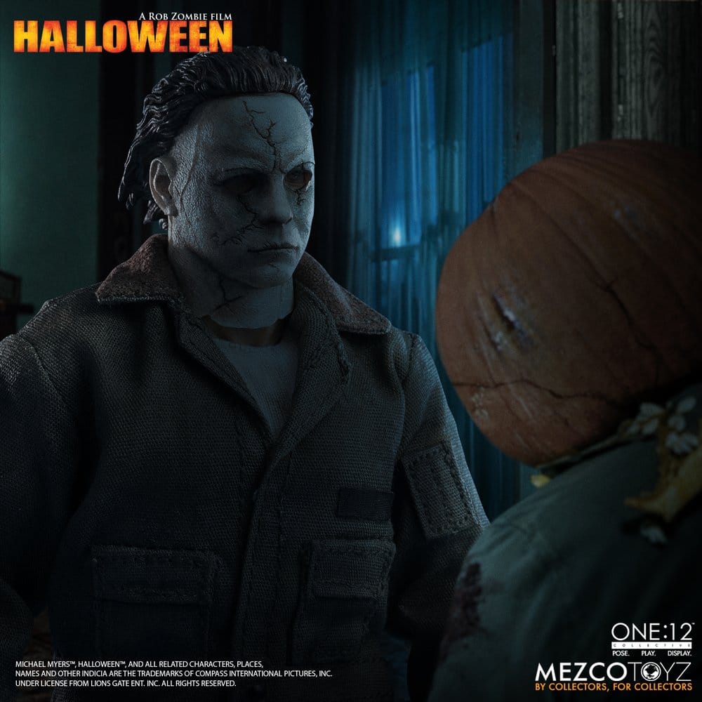 MICHAEL MYERS HALLOWEEN EL ORIGEN 2007 ONE:12 COLLECTIVE FIGURA 1/12 17 CM MEZCO