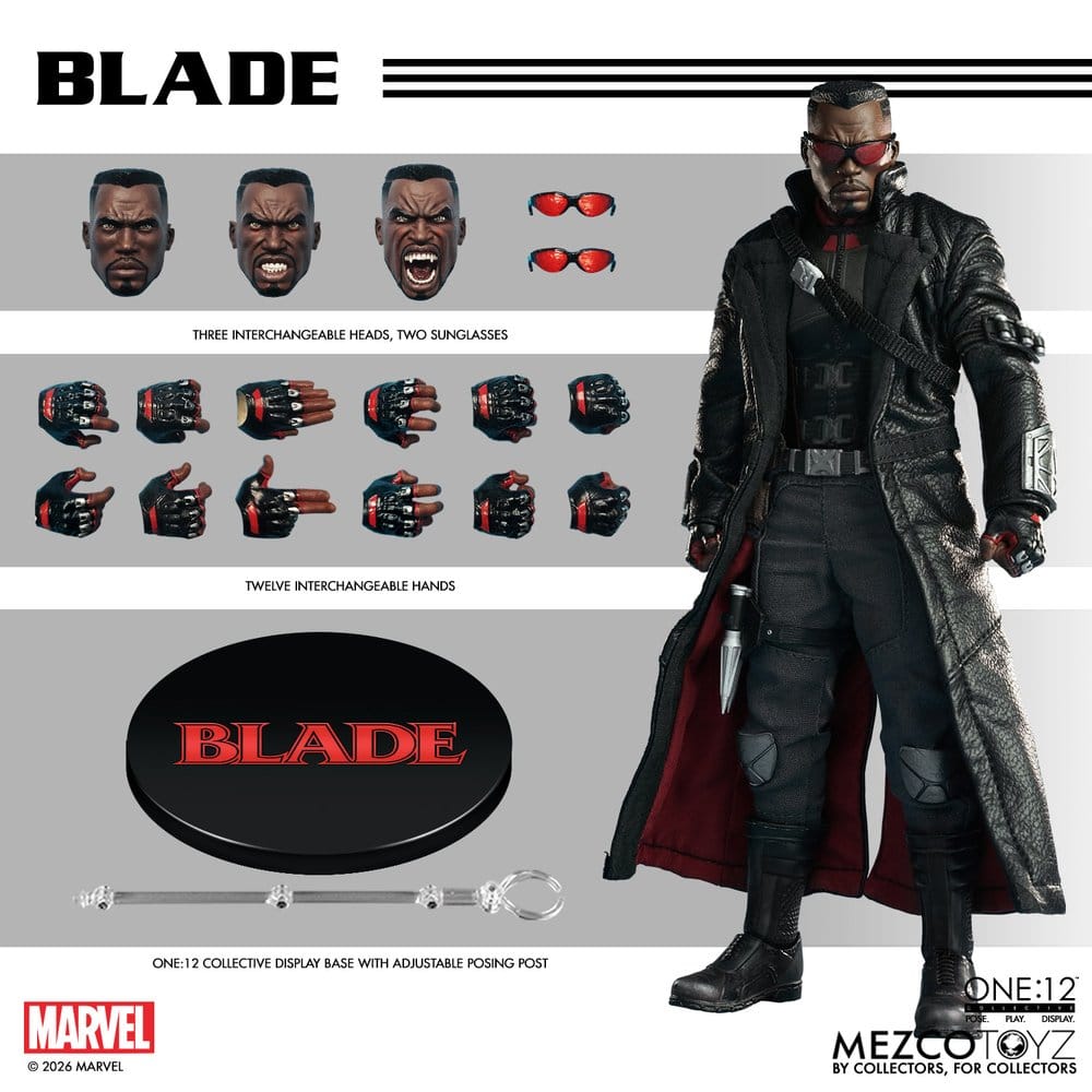 BLADE ONE:12 COLLECTIVE 1/12 – MARVEL COMICS – MEZCO TOYZ