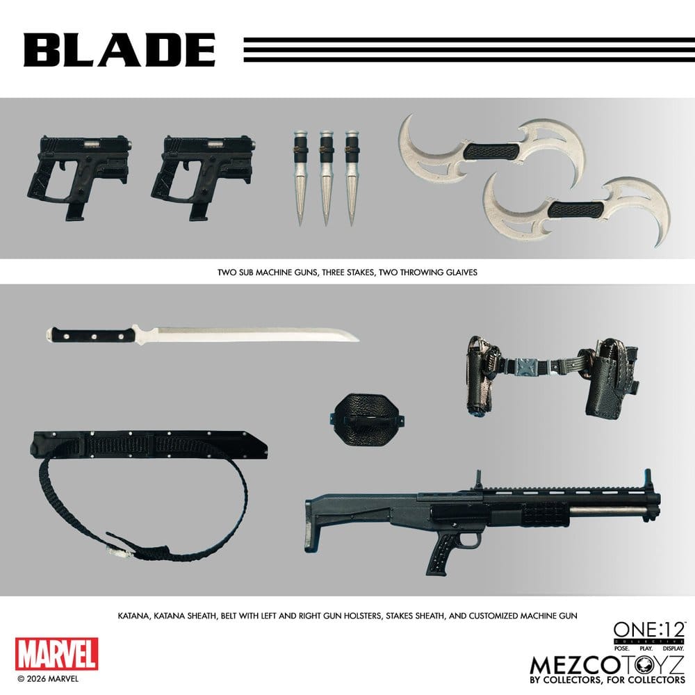 BLADE ONE:12 COLLECTIVE 1/12 – MARVEL COMICS – MEZCO TOYZ