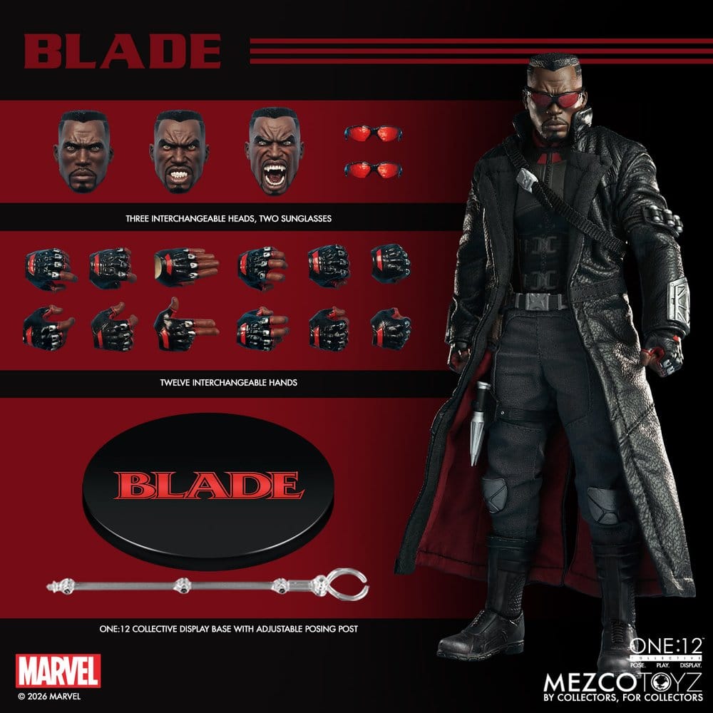 BLADE ONE:12 COLLECTIVE 1/12 – MARVEL COMICS – MEZCO TOYZ