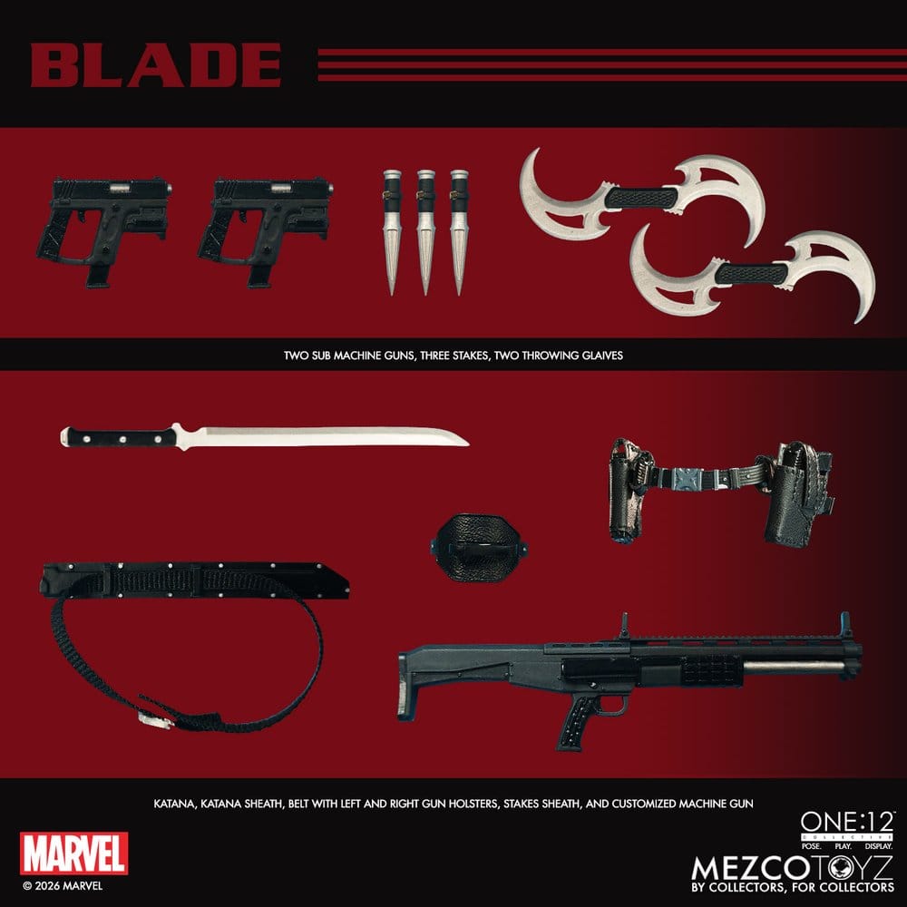BLADE ONE:12 COLLECTIVE 1/12 – MARVEL COMICS – MEZCO TOYZ