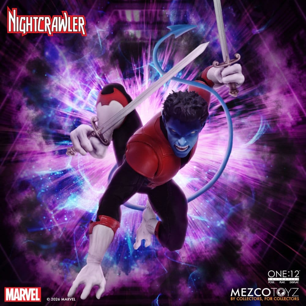 NIGHTCRAWLER X-MEN FIGURA 1/12 ONE:12 COLLECTIVE 16 CM MEZCO TOYZ