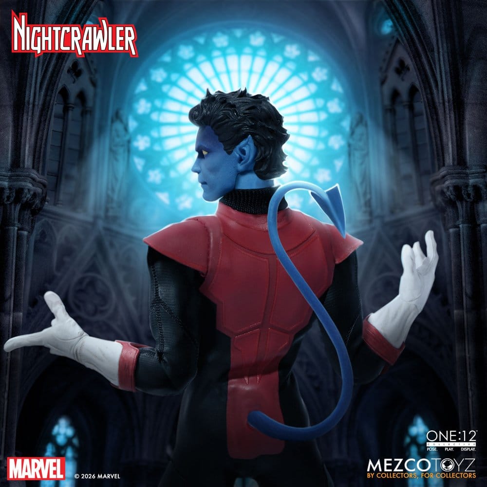 NIGHTCRAWLER X-MEN FIGURA 1/12 ONE:12 COLLECTIVE 16 CM MEZCO TOYZ