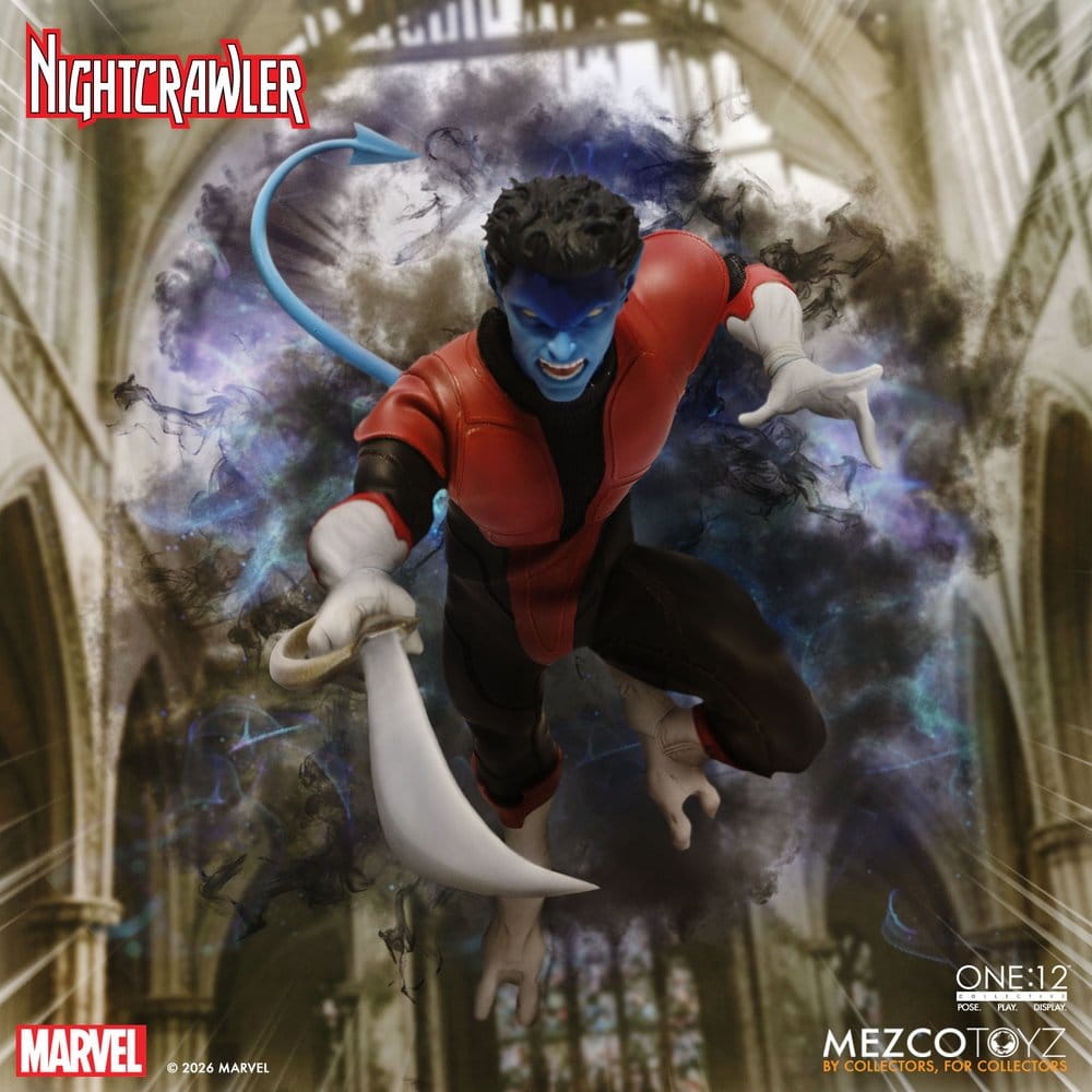 NIGHTCRAWLER X-MEN FIGURA 1/12 ONE:12 COLLECTIVE 16 CM MEZCO TOYZ