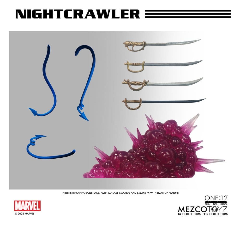 NIGHTCRAWLER X-MEN FIGURA 1/12 ONE:12 COLLECTIVE 16 CM MEZCO TOYZ