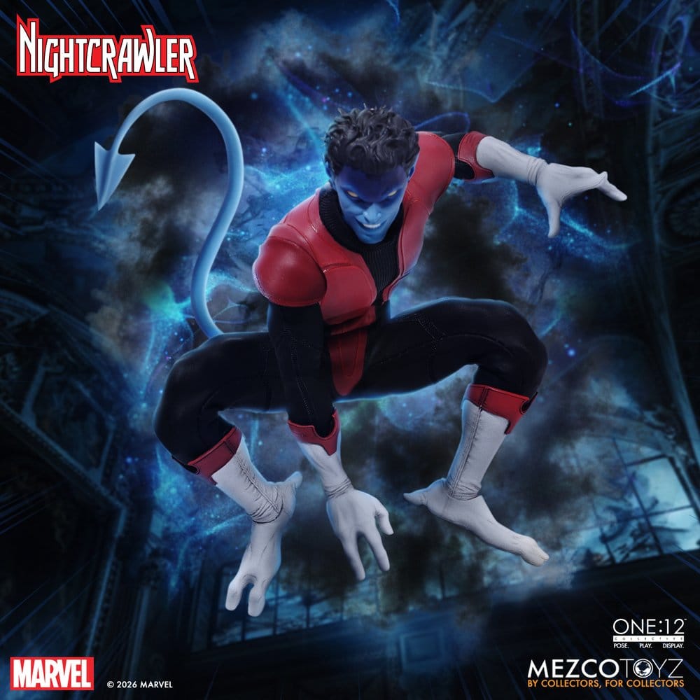 NIGHTCRAWLER X-MEN FIGURA 1/12 ONE:12 COLLECTIVE 16 CM MEZCO TOYZ