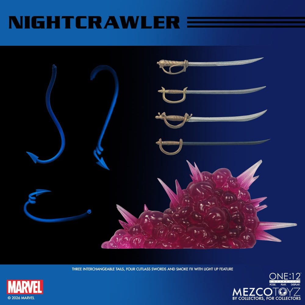 NIGHTCRAWLER X-MEN FIGURA 1/12 ONE:12 COLLECTIVE 16 CM MEZCO TOYZ