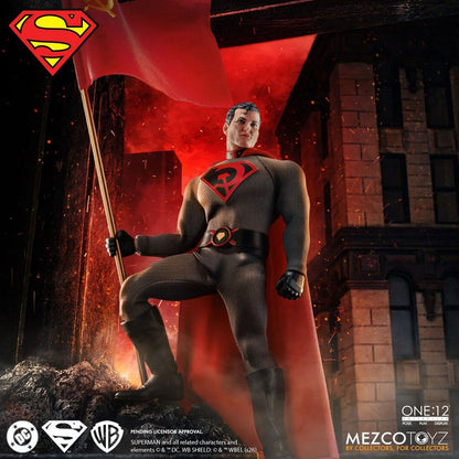 SUPERMAN RED SON FIGURA 1/12 ONE:12 COLLECTIVE 17 CM MEZCO TOYZ