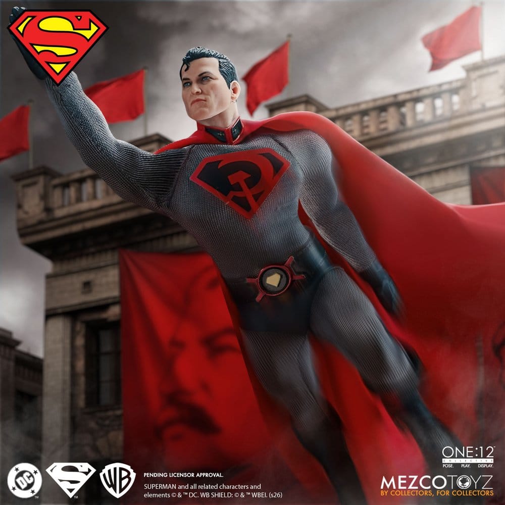 SUPERMAN RED SON FIGURA 1/12 ONE:12 COLLECTIVE 17 CM MEZCO TOYZ