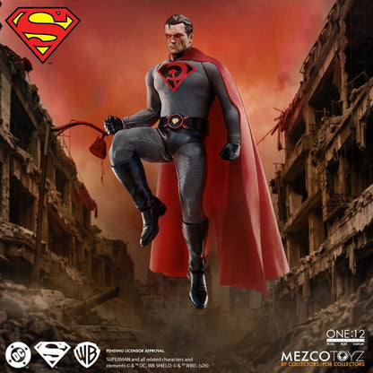 SUPERMAN RED SON FIGURA 1/12 ONE:12 COLLECTIVE 17 CM MEZCO TOYZ