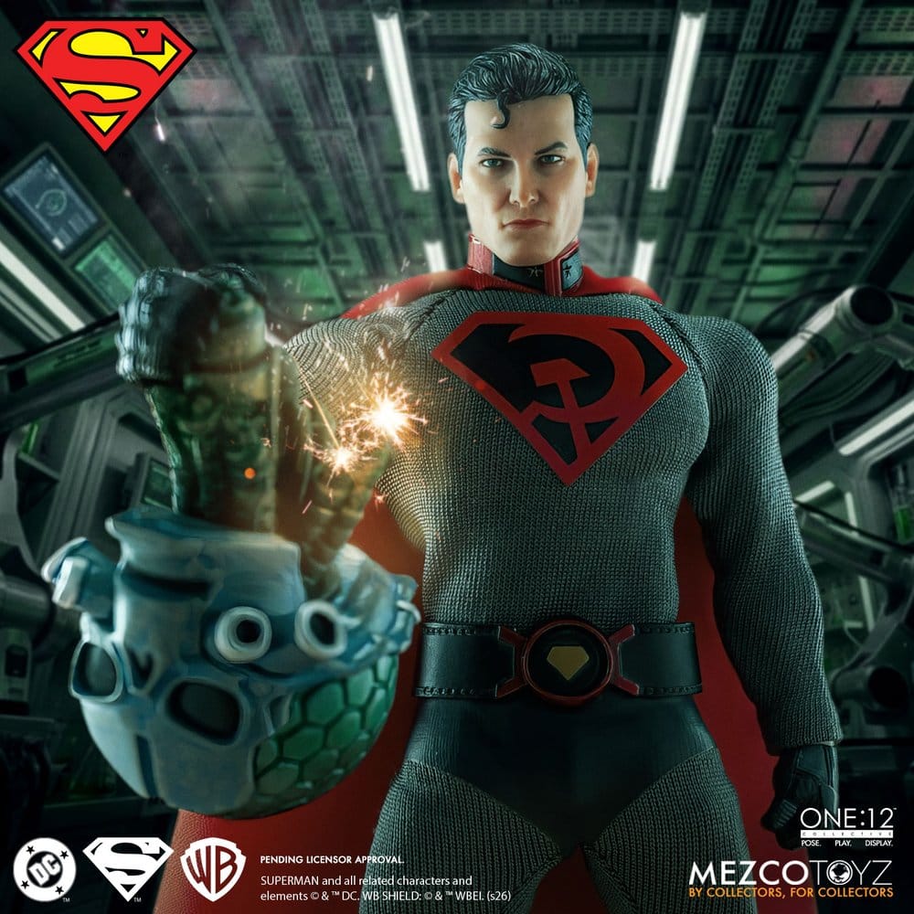 SUPERMAN RED SON FIGURA 1/12 ONE:12 COLLECTIVE 17 CM MEZCO TOYZ