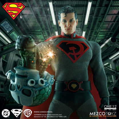 SUPERMAN RED SON FIGURA 1/12 ONE:12 COLLECTIVE 17 CM MEZCO TOYZ