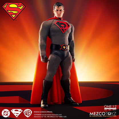 SUPERMAN RED SON FIGURA 1/12 ONE:12 COLLECTIVE 17 CM MEZCO TOYZ