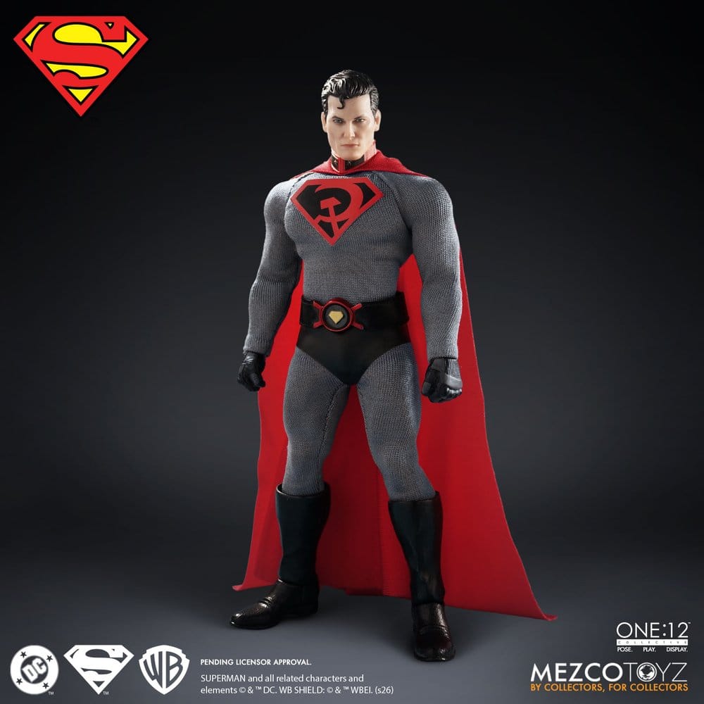 SUPERMAN RED SON FIGURA 1/12 ONE:12 COLLECTIVE 17 CM MEZCO TOYZ
