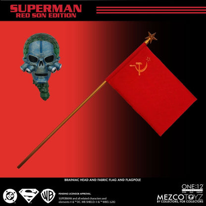 SUPERMAN RED SON FIGURA 1/12 ONE:12 COLLECTIVE 17 CM MEZCO TOYZ