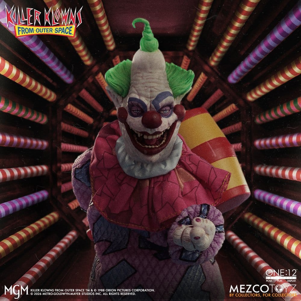 JUMBO KILLER KLOWNS FROM OUTER SPACE ONE:12 COLLECTIVE FIGURA 1/12 17 CM MEZCO
