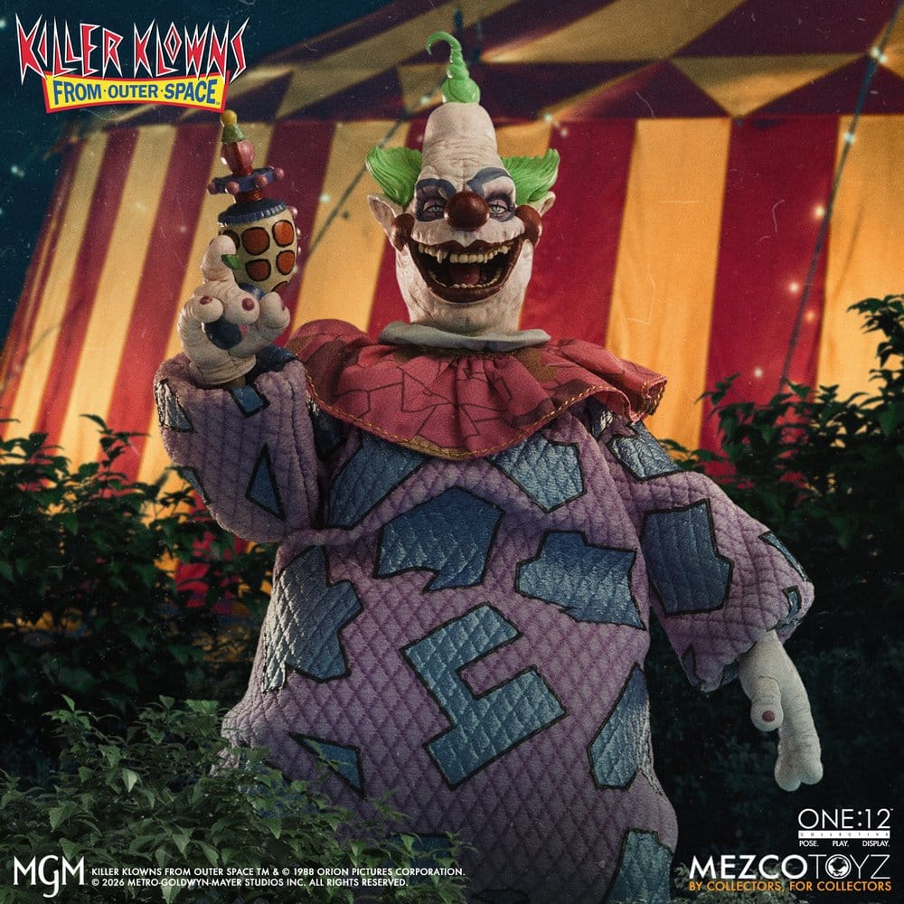 JUMBO KILLER KLOWNS FROM OUTER SPACE ONE:12 COLLECTIVE FIGURA 1/12 17 CM MEZCO