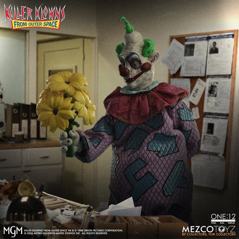 JUMBO KILLER KLOWNS FROM OUTER SPACE ONE:12 COLLECTIVE FIGURA 1/12 17 CM MEZCO