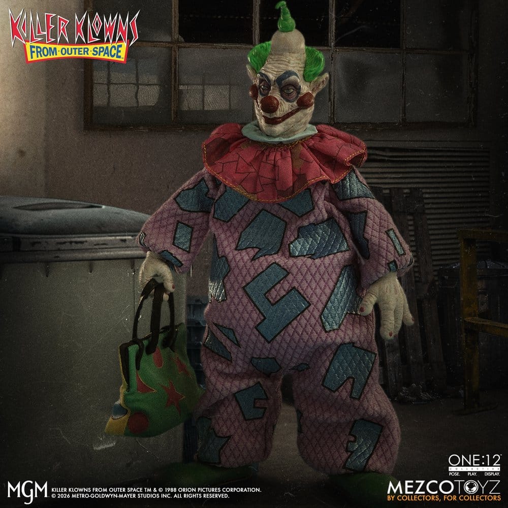 JUMBO KILLER KLOWNS FROM OUTER SPACE ONE:12 COLLECTIVE FIGURA 1/12 17 CM MEZCO