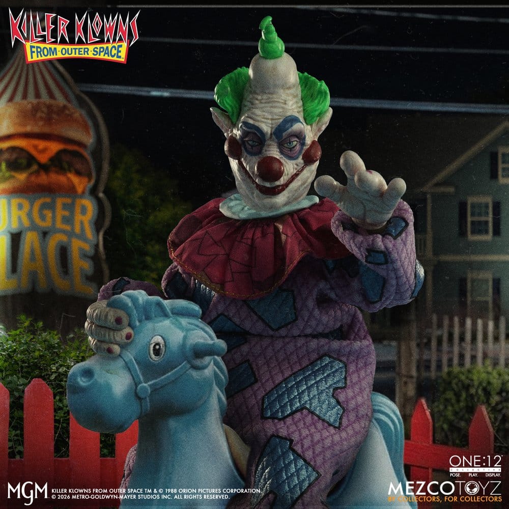 JUMBO KILLER KLOWNS FROM OUTER SPACE ONE:12 COLLECTIVE FIGURA 1/12 17 CM MEZCO