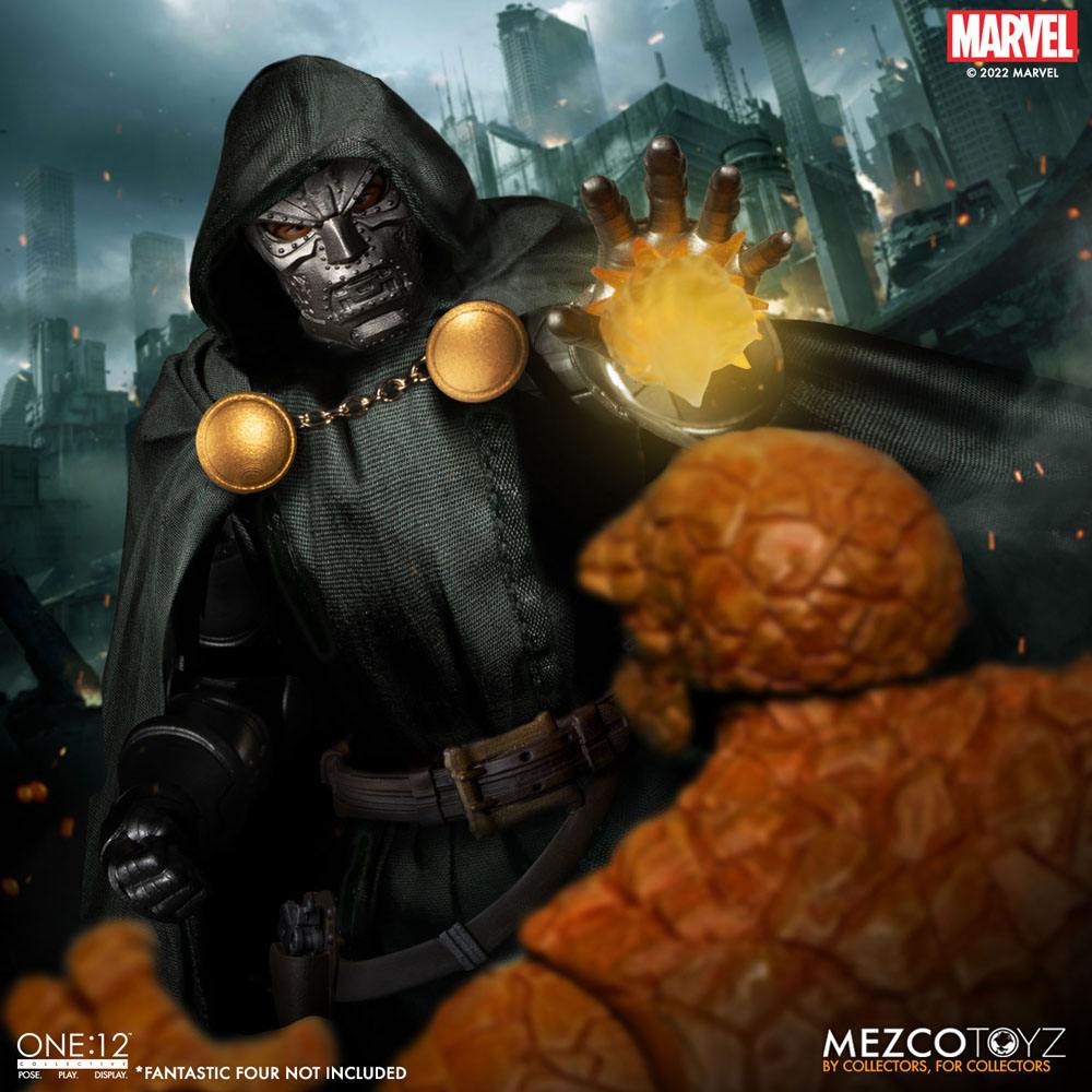 DOCTOR DOOM MARVEL FIGURA 1/12 ONE:12 COLLECTIVE 17 CM MEZCO TOYZ