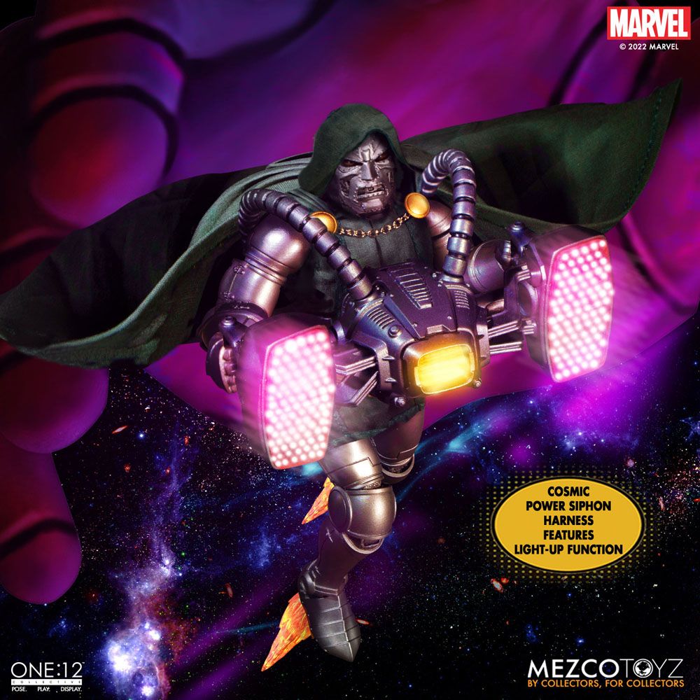 DOCTOR DOOM MARVEL FIGURA 1/12 ONE:12 COLLECTIVE 17 CM MEZCO TOYZ