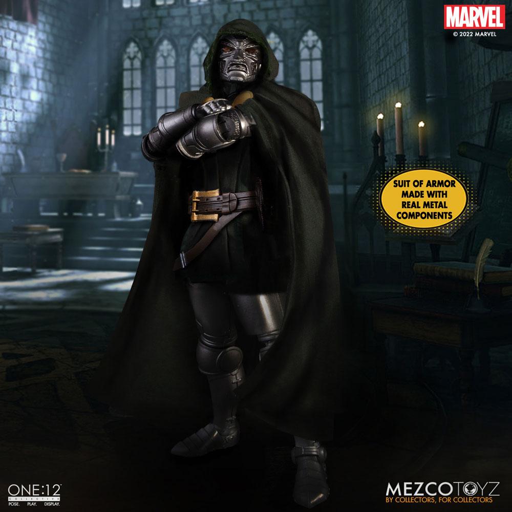 DOCTOR DOOM MARVEL FIGURA 1/12 ONE:12 COLLECTIVE 17 CM MEZCO TOYZ