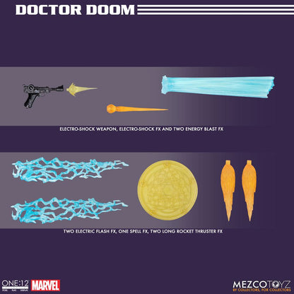 DOCTOR DOOM MARVEL FIGURA 1/12 ONE:12 COLLECTIVE 17 CM MEZCO TOYZ