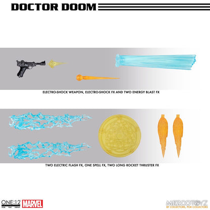 DOCTOR DOOM MARVEL FIGURA 1/12 ONE:12 COLLECTIVE 17 CM MEZCO TOYZ