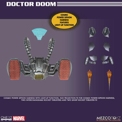 DOCTOR DOOM MARVEL FIGURA 1/12 ONE:12 COLLECTIVE 17 CM MEZCO TOYZ