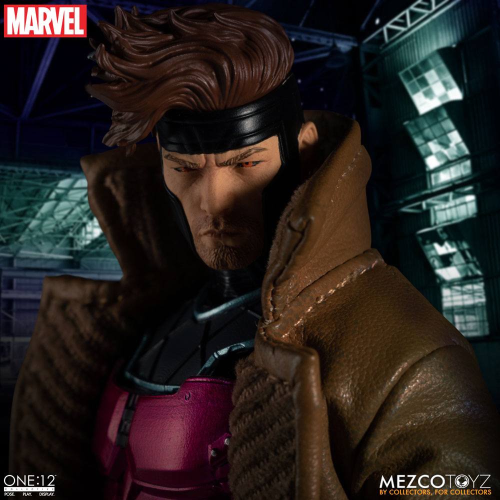 GAMBIT X-MEN MARVEL FIGURA 1/12 ONE:12 COLLECTIVE 17 CM MEZCO TOYZ