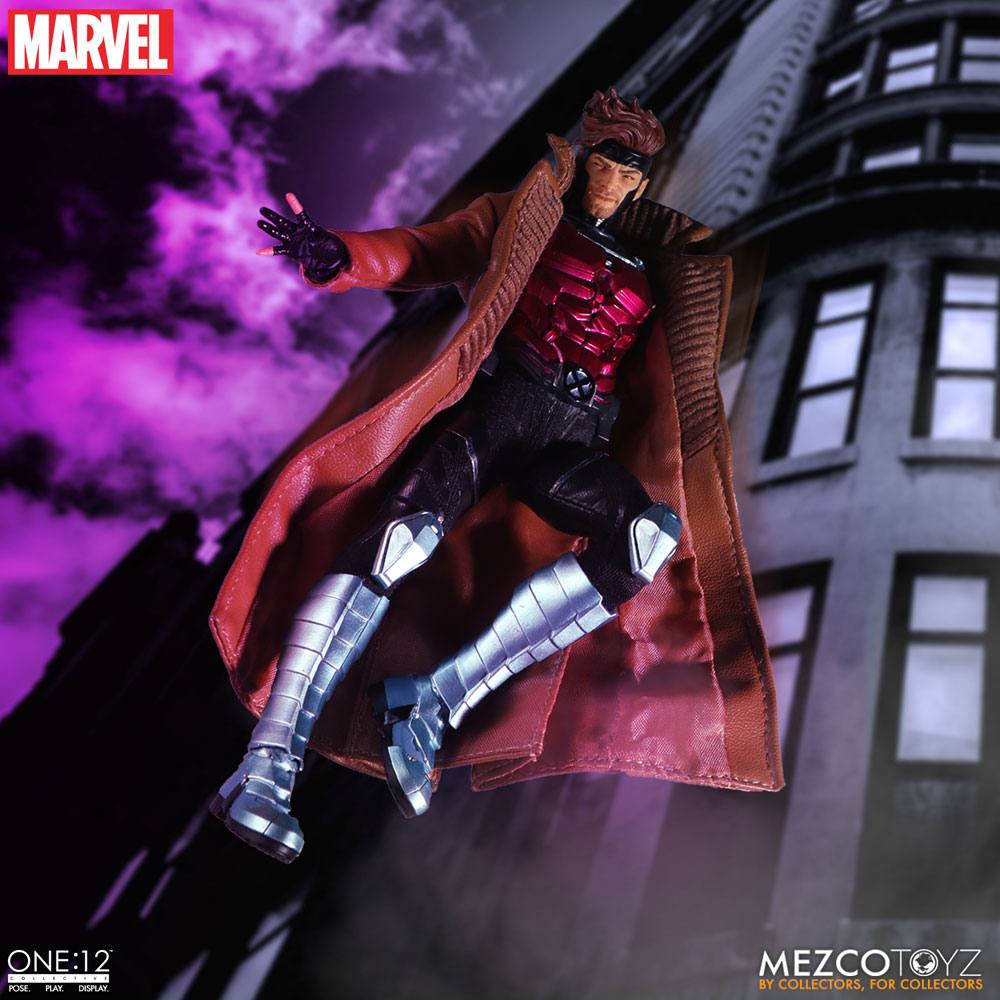 GAMBIT X-MEN MARVEL FIGURA 1/12 ONE:12 COLLECTIVE 17 CM MEZCO TOYZ