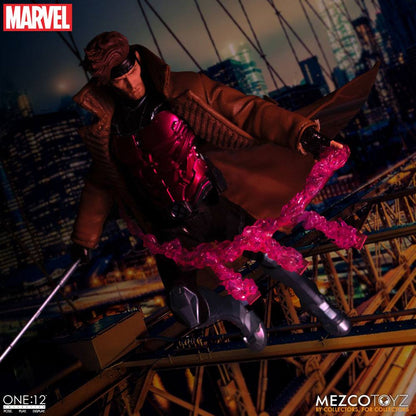 GAMBIT X-MEN MARVEL FIGURA 1/12 ONE:12 COLLECTIVE 17 CM MEZCO TOYZ