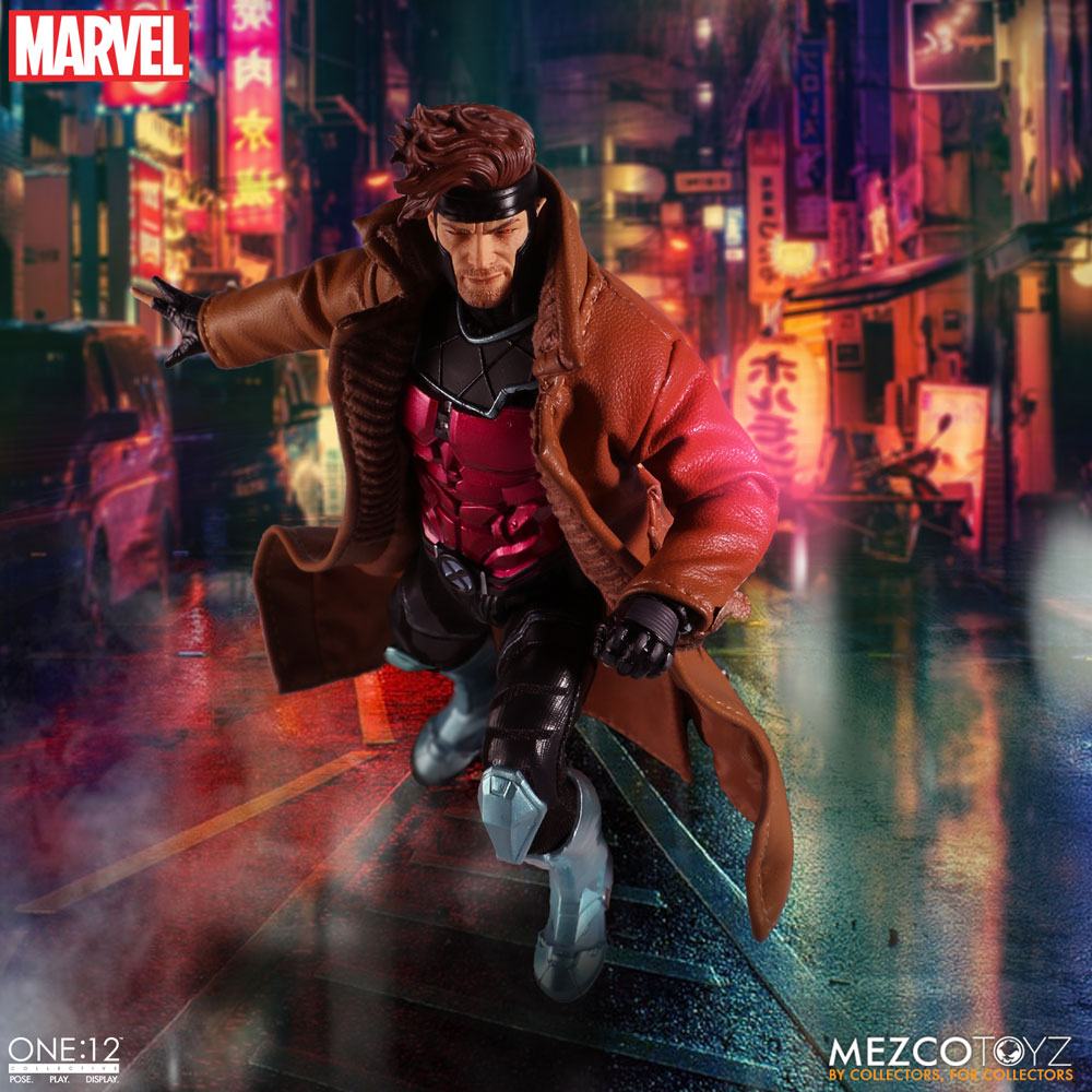 GAMBIT X-MEN MARVEL FIGURA 1/12 ONE:12 COLLECTIVE 17 CM MEZCO TOYZ
