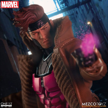 GAMBIT X-MEN MARVEL FIGURA 1/12 ONE:12 COLLECTIVE 17 CM MEZCO TOYZ