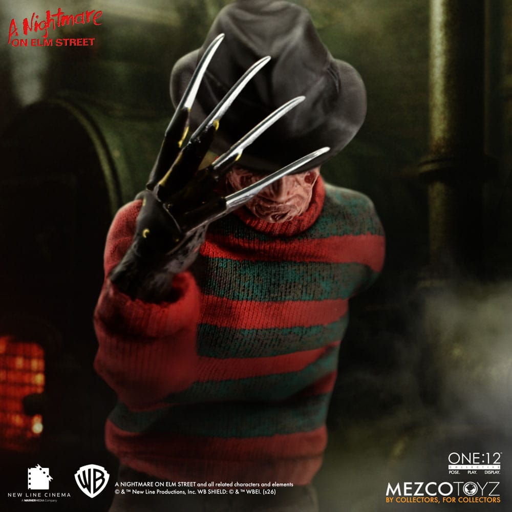 FREDDY KRUEGER PESADILLA EN ELM STREET FIGURA 1/12 ONE:12 COLLECTIVE 17 CM MEZCO TOYZ