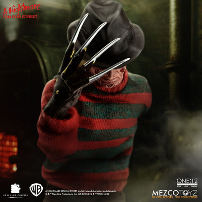 FREDDY KRUEGER PESADILLA EN ELM STREET FIGURA 1/12 ONE:12 COLLECTIVE 17 CM MEZCO TOYZ
