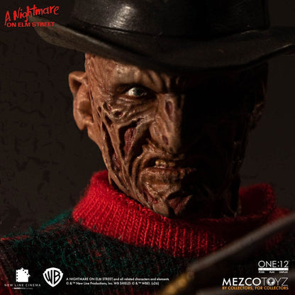 FREDDY KRUEGER PESADILLA EN ELM STREET FIGURA 1/12 ONE:12 COLLECTIVE 17 CM MEZCO TOYZ