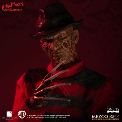 FREDDY KRUEGER PESADILLA EN ELM STREET FIGURA 1/12 ONE:12 COLLECTIVE 17 CM MEZCO TOYZ