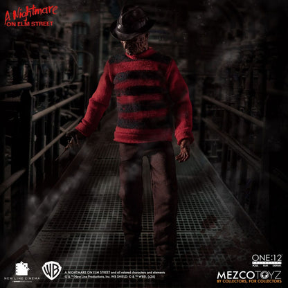 FREDDY KRUEGER PESADILLA EN ELM STREET FIGURA 1/12 ONE:12 COLLECTIVE 17 CM MEZCO TOYZ