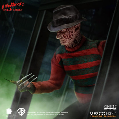 FREDDY KRUEGER PESADILLA EN ELM STREET FIGURA 1/12 ONE:12 COLLECTIVE 17 CM MEZCO TOYZ