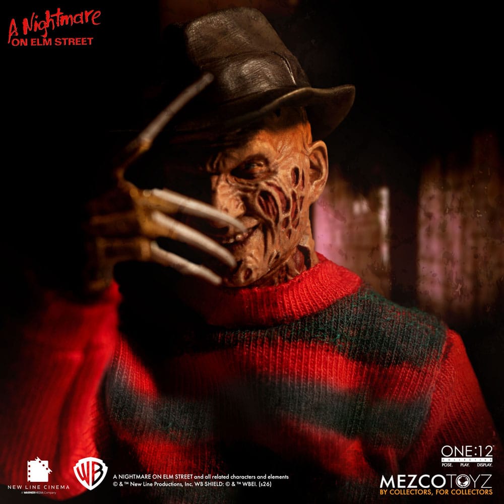 FREDDY KRUEGER PESADILLA EN ELM STREET FIGURA 1/12 ONE:12 COLLECTIVE 17 CM MEZCO TOYZ