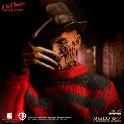 FREDDY KRUEGER PESADILLA EN ELM STREET FIGURA 1/12 ONE:12 COLLECTIVE 17 CM MEZCO TOYZ