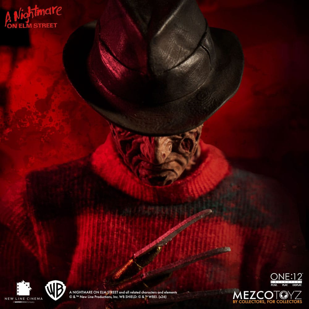 FREDDY KRUEGER PESADILLA EN ELM STREET FIGURA 1/12 ONE:12 COLLECTIVE 17 CM MEZCO TOYZ